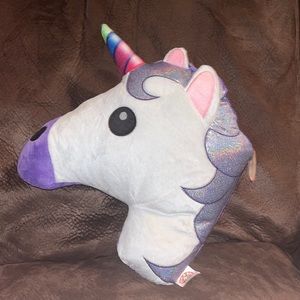 Unicorn Emoji pillow